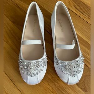 Girls ballerina flat dress shoes